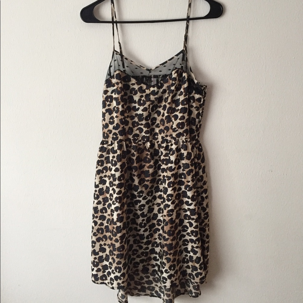 Leopard Hi Low dress